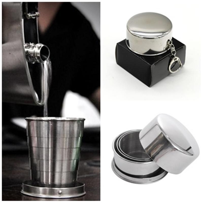 Cốc gấp gọn inox bền đẹp vệ sinh