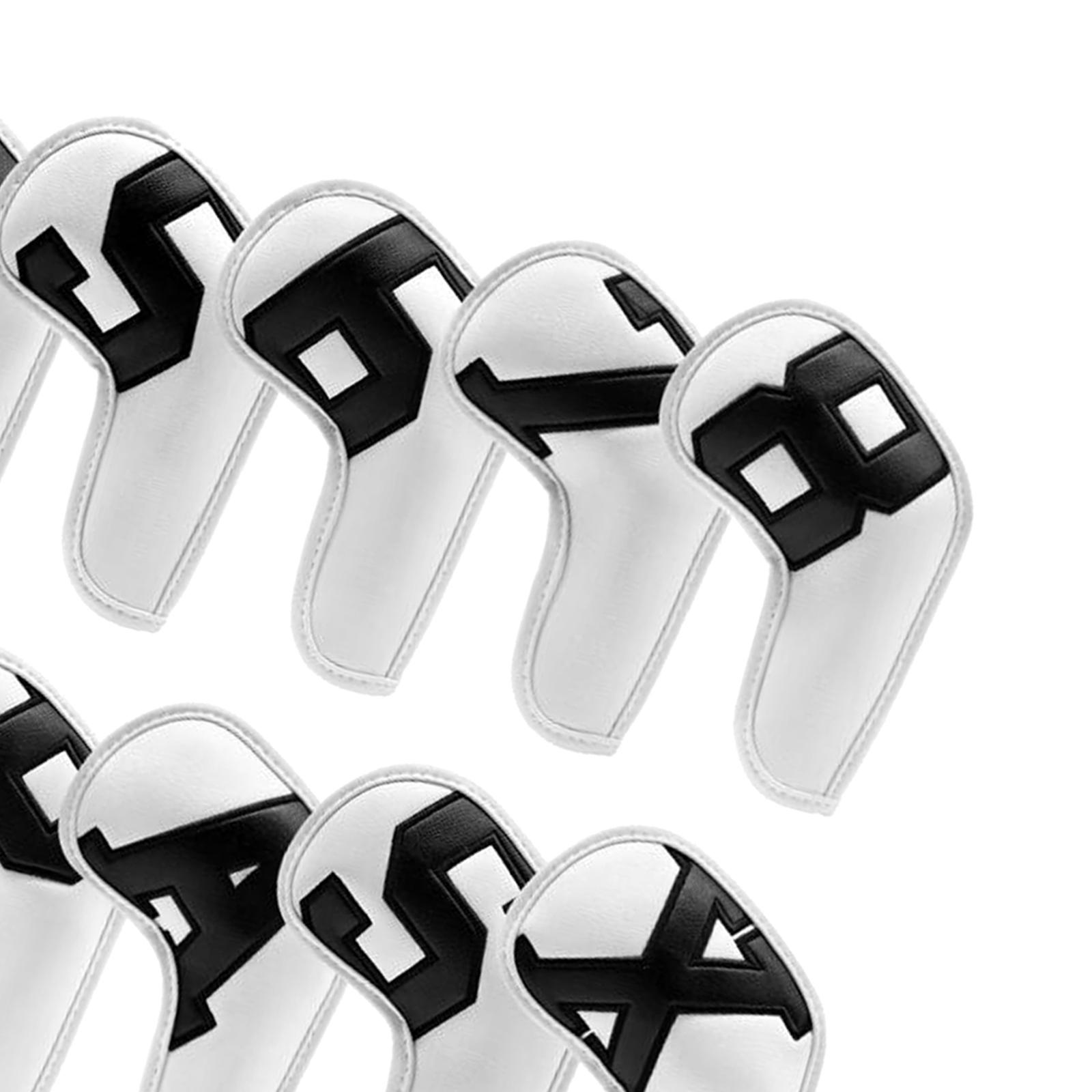 10x Golf Iron Headcover Covers Wedges Protecter