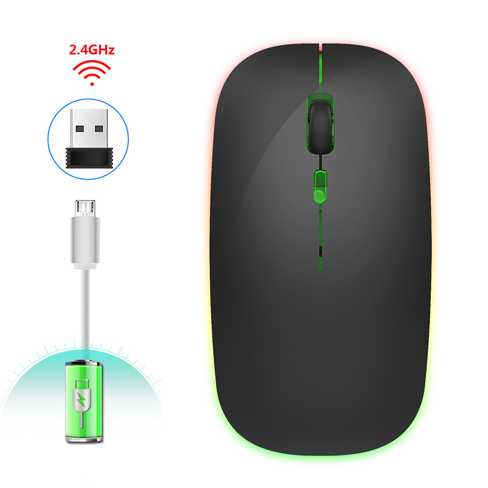 Chuột Không Dây Siêu Mỏng M40 Có Thể Sạc Lại 2.4G Thiết Kế Tiện Dụng