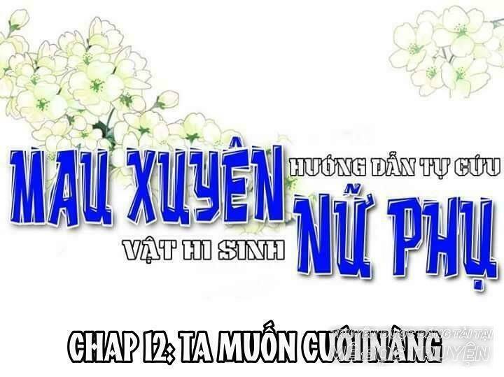 mau xuyên hướng dẫn tự cứu vật hi sinh nữ phụ chapter 12 1