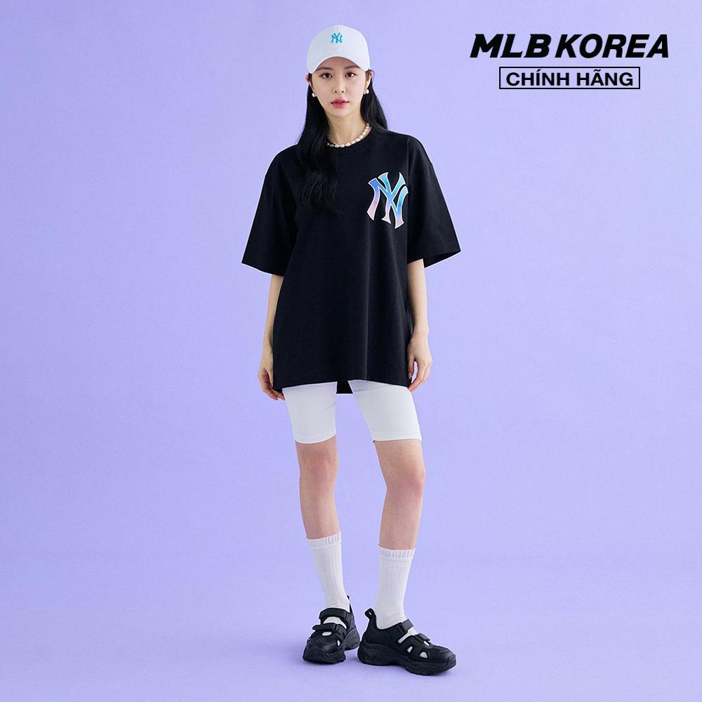 MLB - Áo thun unisex cổ tròn tay ngắn Basic Big Logo 3ATSB0333-50BKS