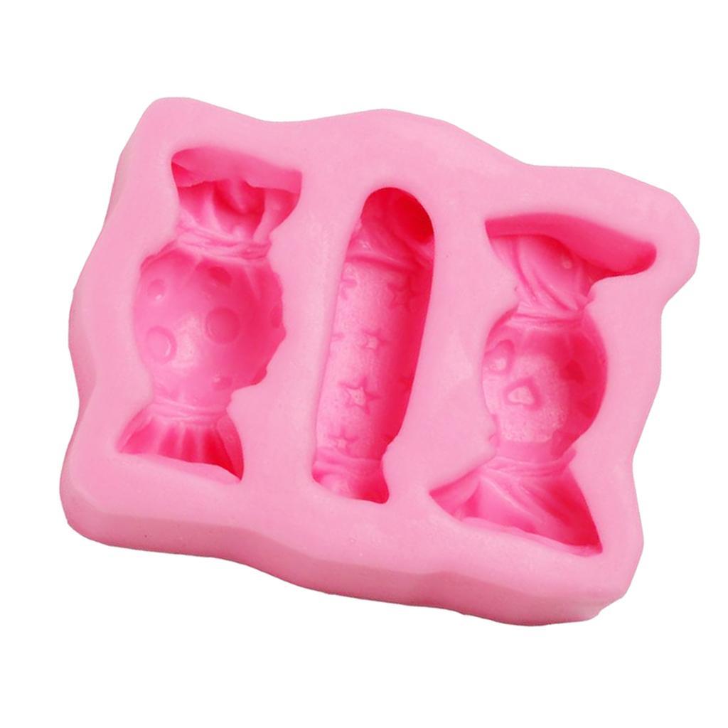 Candy Sweet DIY Fondant Cake Mould Silicone Baking Mold Cake Decoration Tray