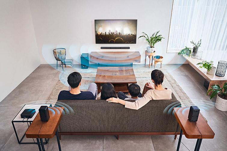Hệ thống rạp hát tại gia Home Cinema Sony HT-S40R 5.1 kênh - Hàng Chính Hãng