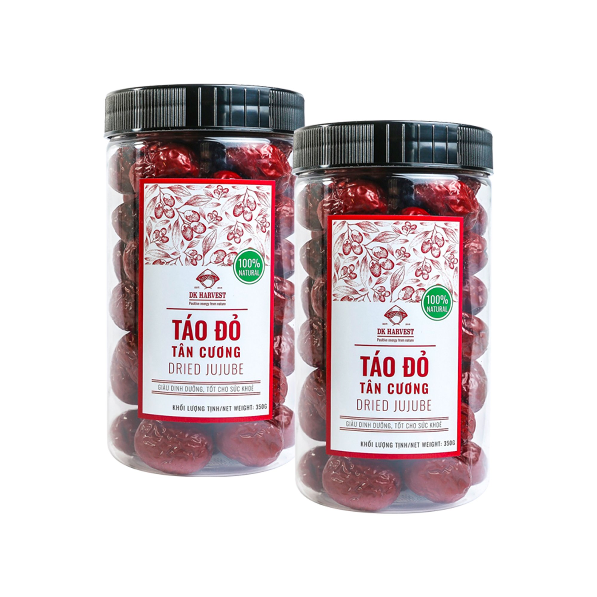 COMBO SIÊU TIẾT KIỆM - 2 Táo Đỏ Tân Cương Dried Jujube DK Harvest