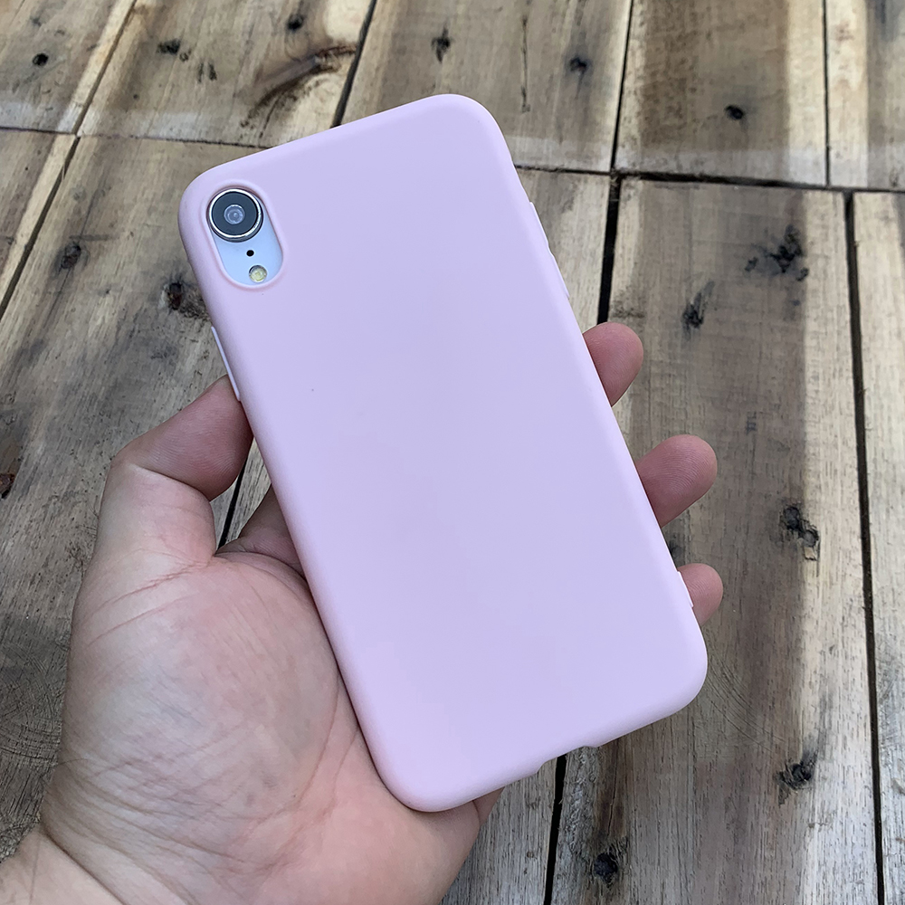 Ốp lưng dẻo mỏng dành cho iPhone XR - Màu hồng