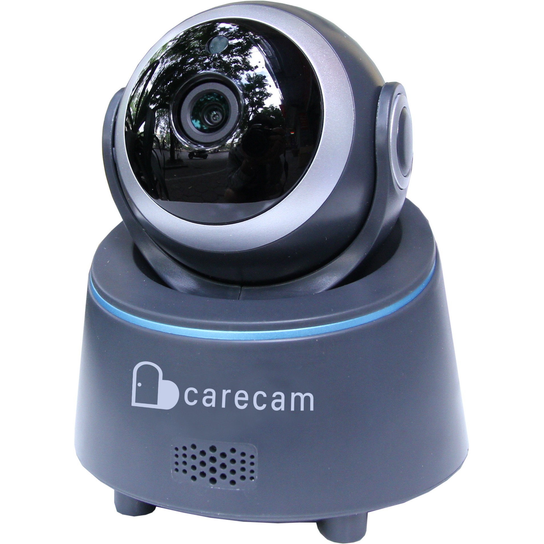 Camera wifi trong nhà Carecam CHY200 2.0MP Full HD, xoay 360 độ, đàm thoại 2 chiều, hỗ trợ thẻ nhớ lên đến 128G, Cảnh báo chống trộm, nhỏ gọn dễ lắp đặt – Hàng nhập khẩu