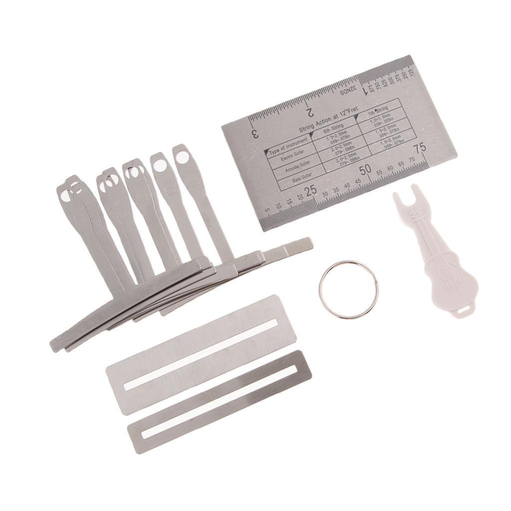 13Pieces Luthier Tools Set  for Electric Guitar Bass Setup Accessory