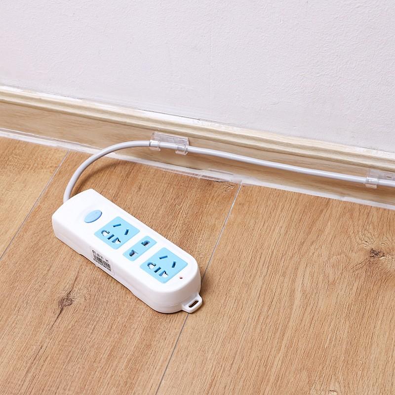 Nẹp Dây Điện Bộ 20 Nẹp Dán Tường Cố Định Dây Điện Chống Rối - Kẹp Giữ Dây Cáp Sạc