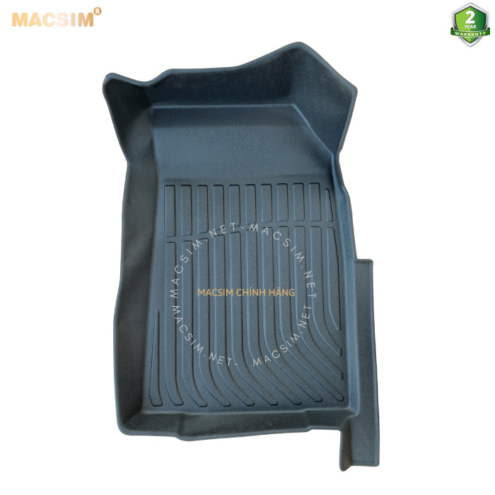 Hàng loại II Thảm lót sàn xe ô tô Isuzu D-max 2015-2020  Nhãn hiệu Macsim chất liệu nhựa TPE cao cấp màu đen
