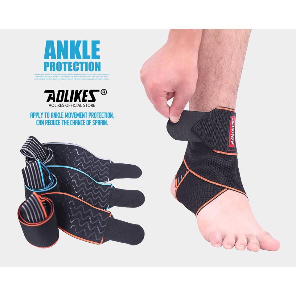 Băng Bảo Vệ Mắt Cá Chân Sport Ankle Protector Hỗ Trợ Các Môn Thể Thao Bóng Rổ, Bóng Đá, Bóng Chuyền (1 Chiếc)