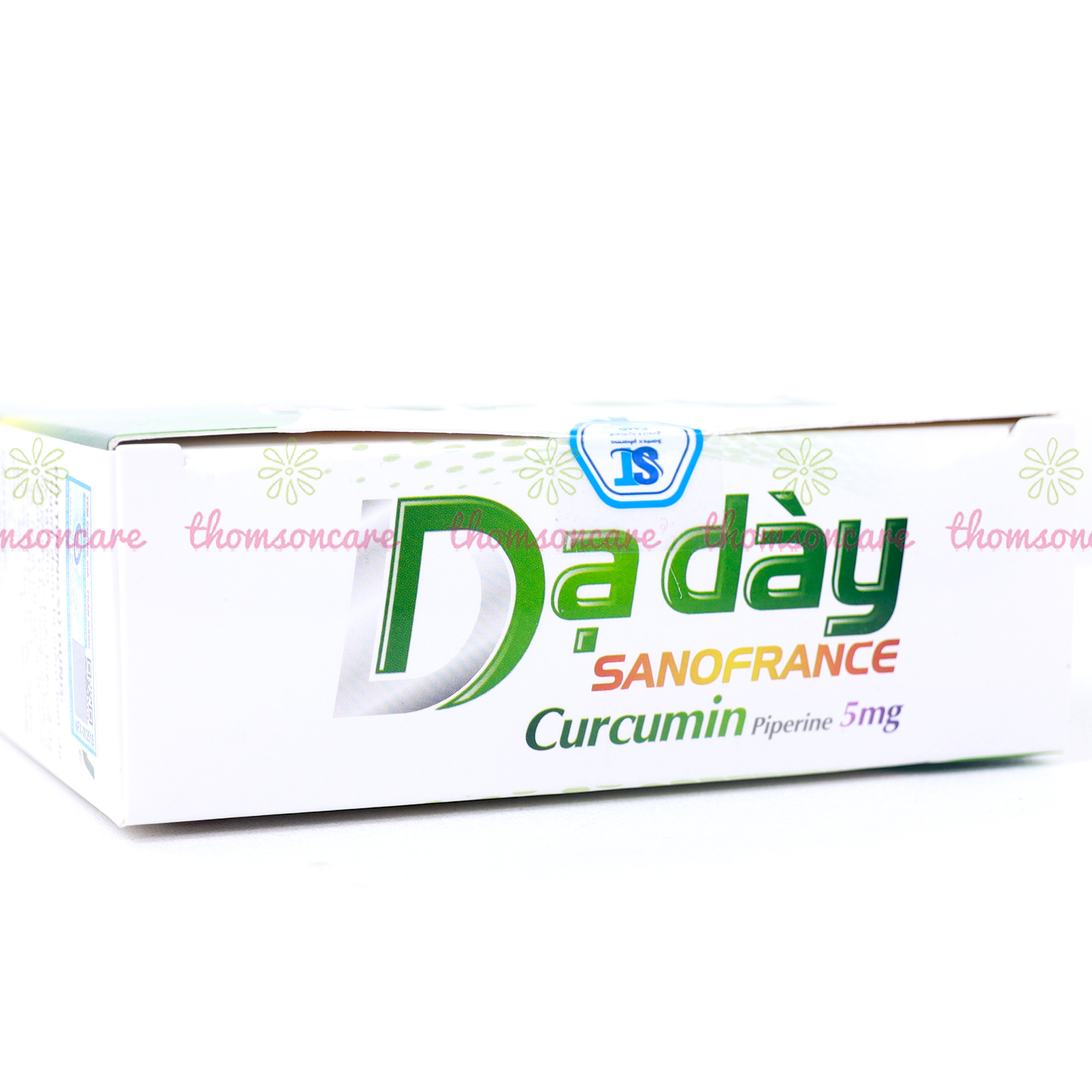 Dạ dày Sanofrance Curcumin Sanofia - Hỗ trợ giảm acid dịch vị, ợ chua, trào ngược dạ dày từ thảo dược - Hộp 15 gói Thomsoncare