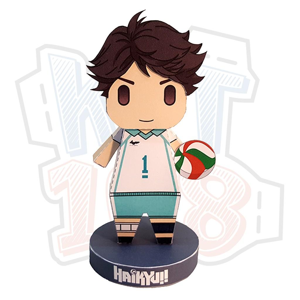 Mô hình giấy Anime Game Chibi Tooru Oikawa - Haikyuu