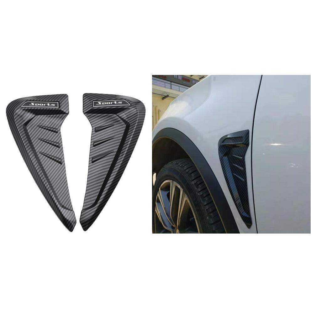 For Carbon Fiber Left Side Vent Cover Trim