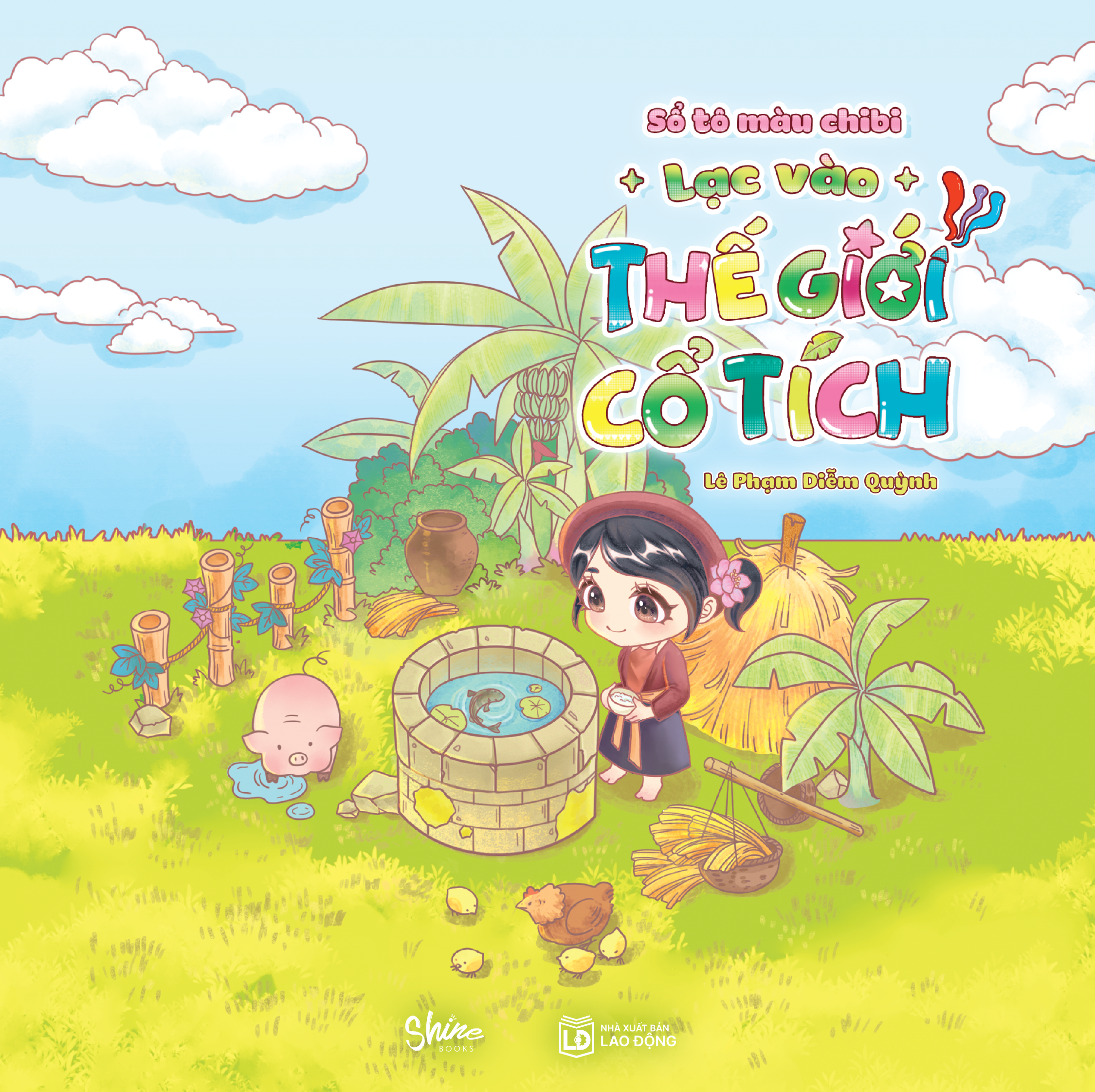 Sách Sổ Tô Màu Chibi Lạc Vào Thế Giới Cổ Tích