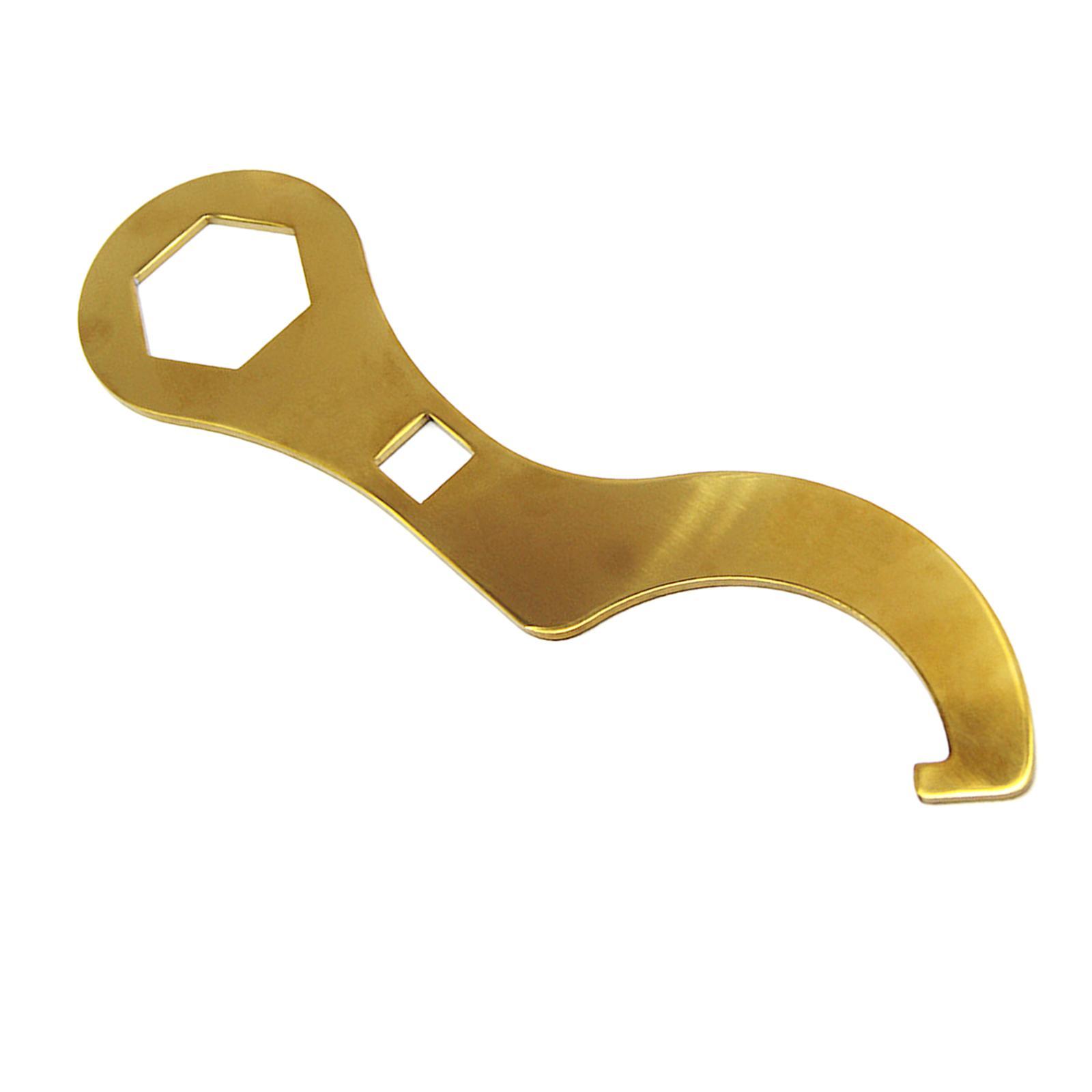 Axle Wrench Spanner Install Removal Dirt Bike Spindle Wheel Nut Tool Fit for Honda Crf250L Crf250Rally Repair Tool Axle Wrench Tool Golden