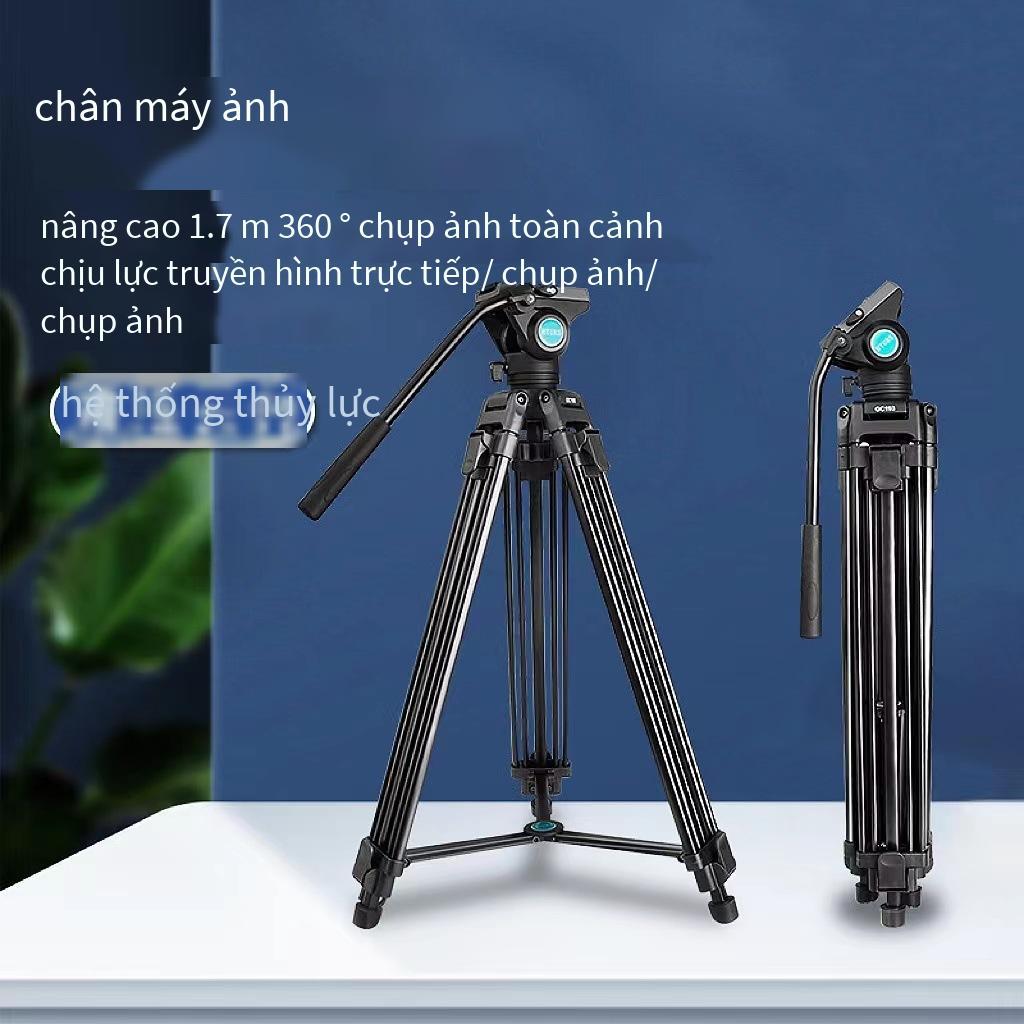 Đảm bảo chất lượng chụp ảnh chuyên nghiệp chân máy ảnh micro-SLR camera chân máy di động chim giảm chấn thủy lực đầu khung