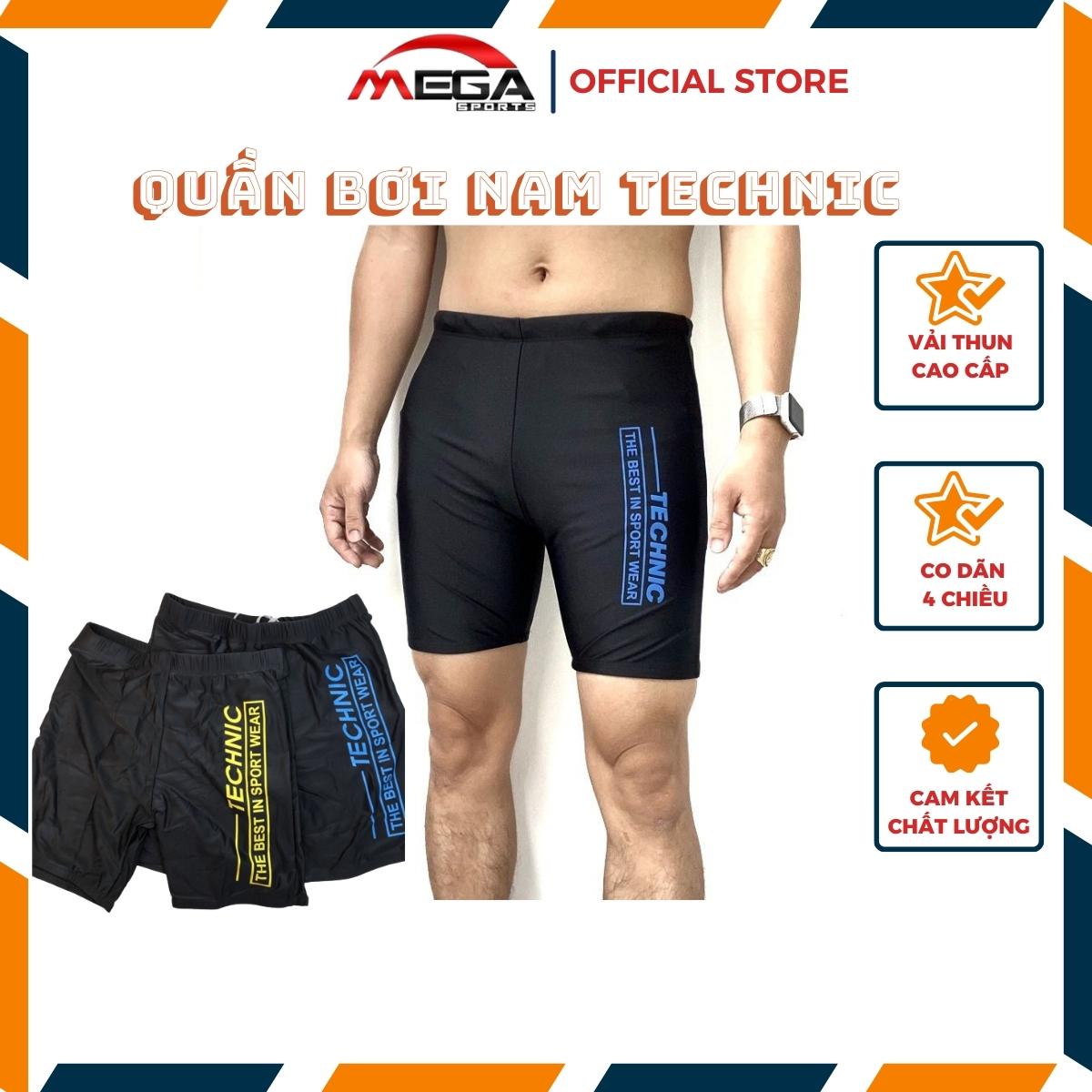 Quần bơi nam TECHNIC dạng lửng thun co dãn 4 chiều, năng động thể thao
