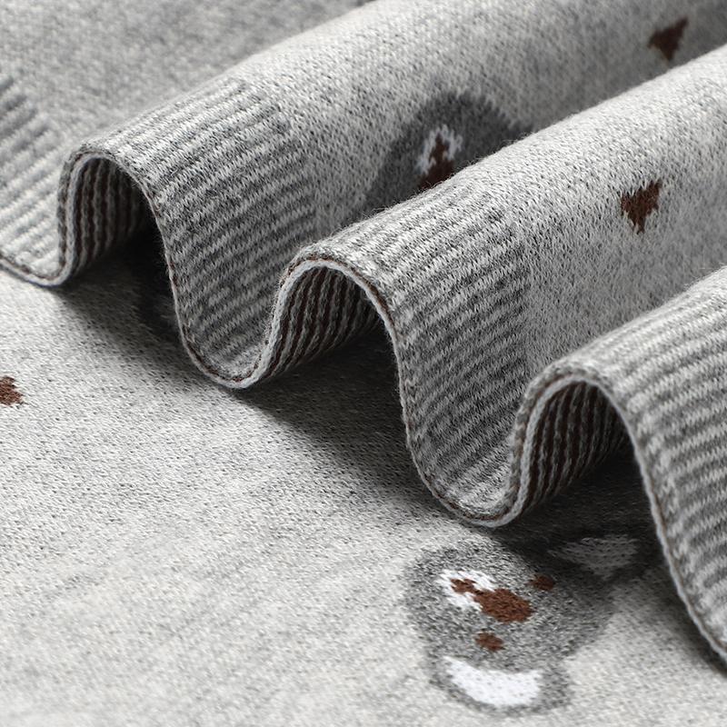 Chăn Cho Bé Hoạt Hình Dễ Thương Koala Trẻ Sơ Sinh Trẻ Em Sofa Kẻ Sọc Chăn Ga Gối Vỏ Chăn Cotton Đan Sơ Sinh Bé Gái Bé Trai Xe Đẩy Mềm Đầm Bọc