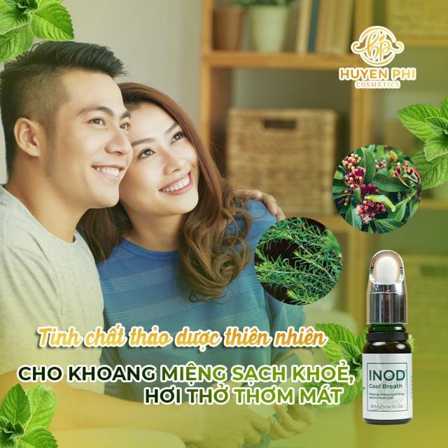 Combo 2 serum INOD Huyền Phi dung tích tổng 15ml khử hôi nách, hôi miệng, hôi chân 