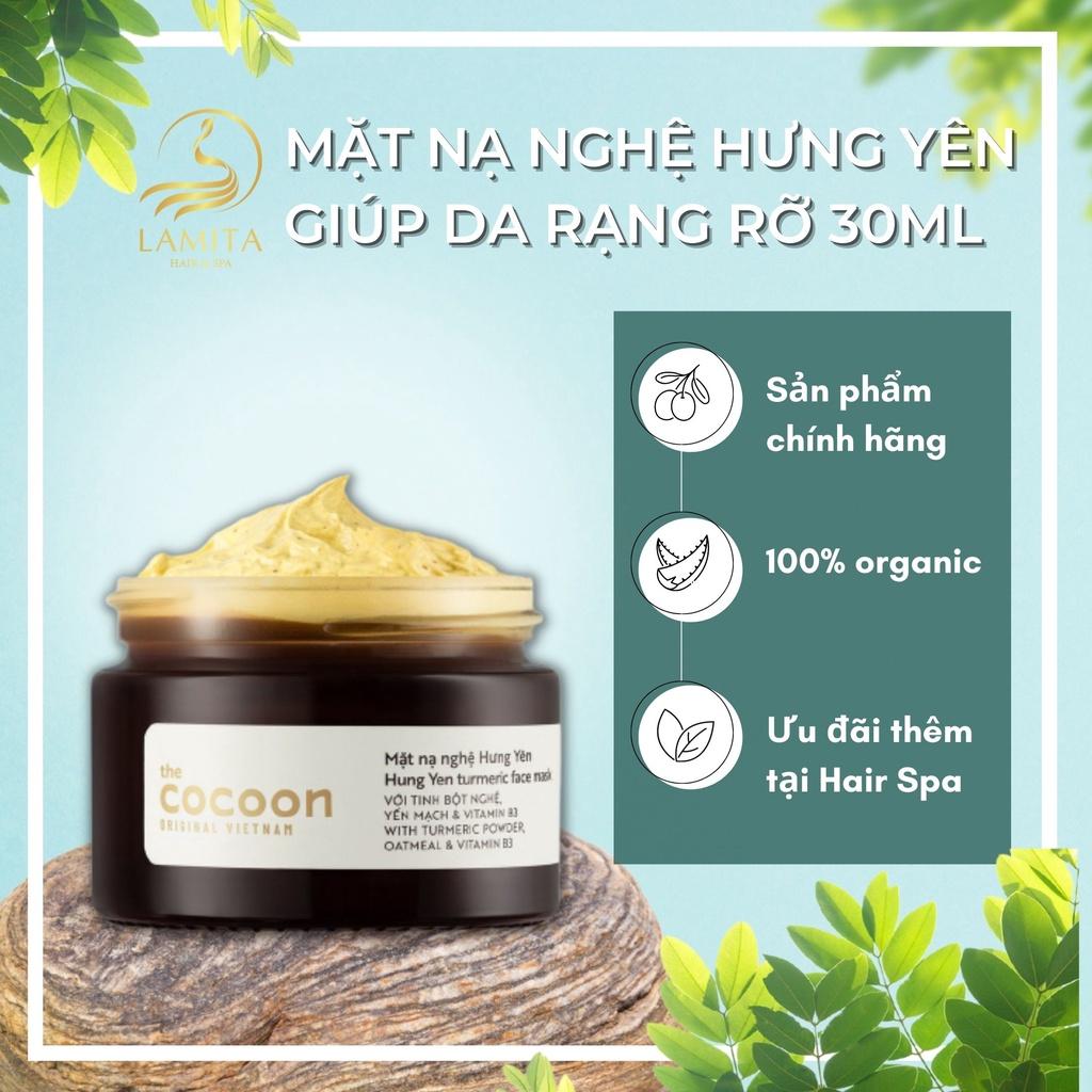 Mặt nạ nghệ Hưng Yên Cocoon giúp da rạng rỡ và mịn màng 30ml Lamita Hair Spa - LS031 - The Cocoon Original Vietnam