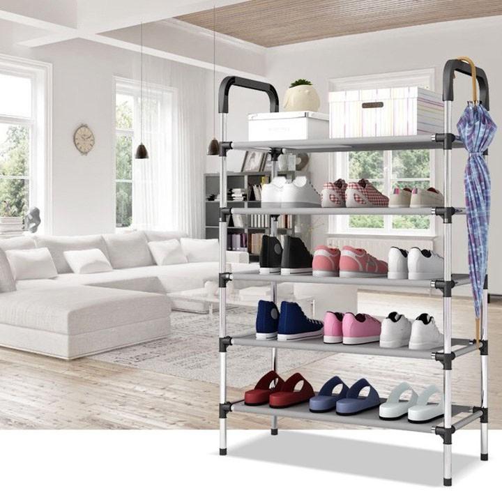Kệ giày dép 5 tầng inox mẫu mới cao cấp - Hàng Chất Lượng