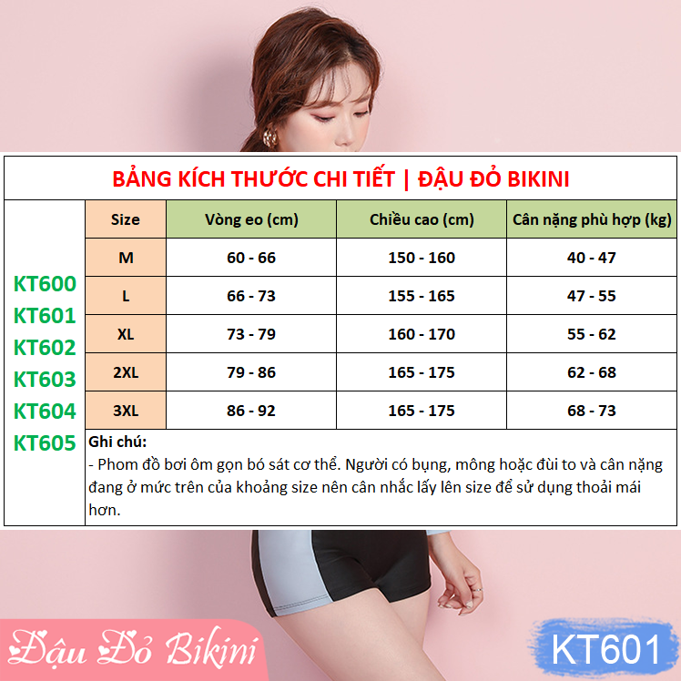 Swimsuit nữ đẹp, dễ mặc, áo tắm một mảnh liền quần đùi gọn gàng, vận động thoải mái dễ chịu dưới nước, có khóa kéo trước, chất thun bơi đẹp co giãn tốt | KT601