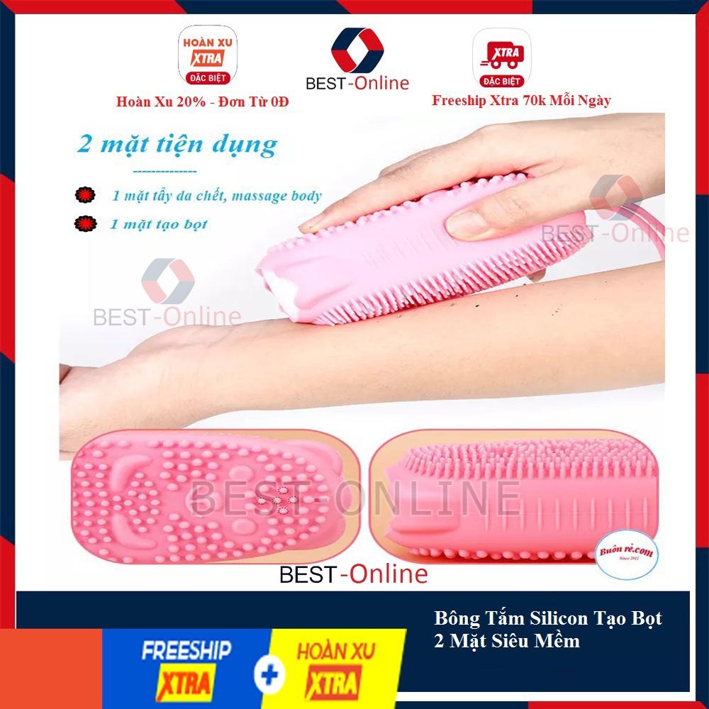 Bông Tắm Silicon Tạo Bọt 2 Mặt Siêu Mềm Hình Chuột Kỳ Ghét Cọ Lưng Tẩy Da Chết - BÔNG TẮM CHUỘT