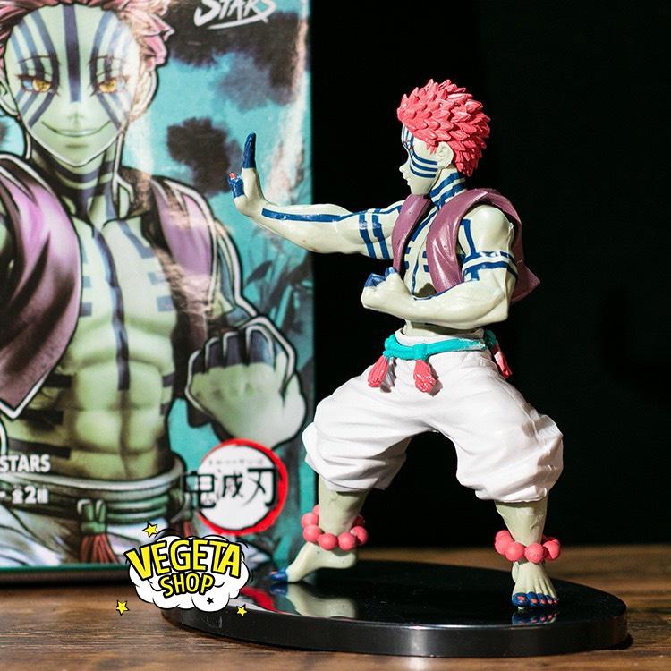 Mô hình Kimetsu No Yaiba - Thanh gươm diệt quỷ - Akaza - Thượng huyền tam Akaza - Vibration Stars - Cao 16cm - Fullbox