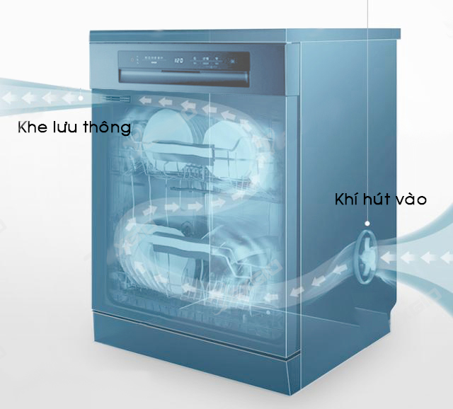 MÁY RỬA CHÉN KAFF KF-S770TFTS (Màu Inox) KF-S770TFTB (Màu Đen) - Seri 2022 - Hàng Chính Hãng