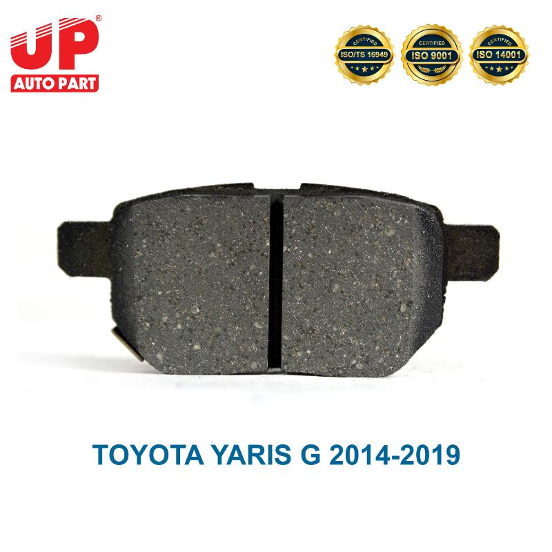 Má phanh bố thắng đĩa sau TOYOTA YARIS G 2014-2019