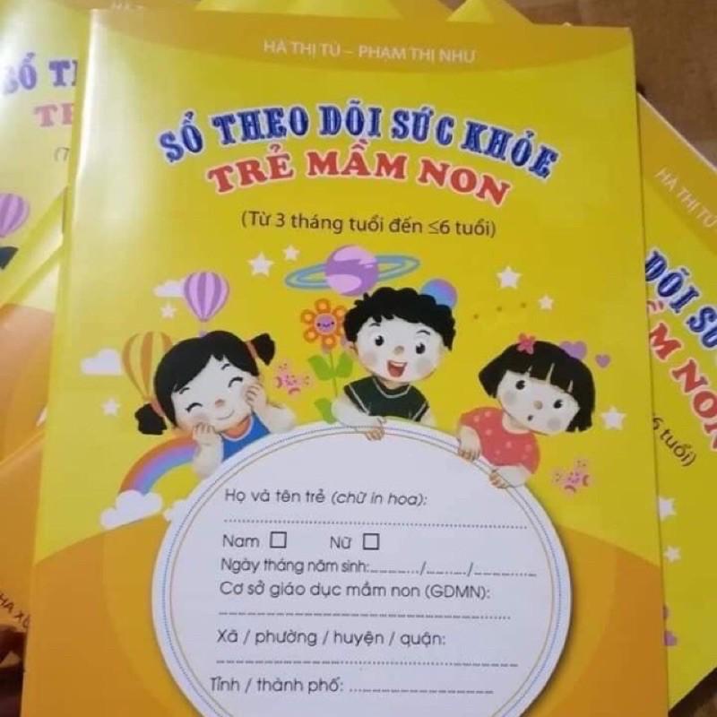 Sổ theo dõi sức khỏe trẻ mầm non