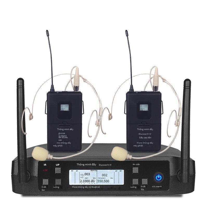Ưu đãi đặc biệt GLXD một cho hai micrô không dây gia đình Phân khúc chữ U FM micrô vòng động trường giảng ngoài trời micrô bài hát K
