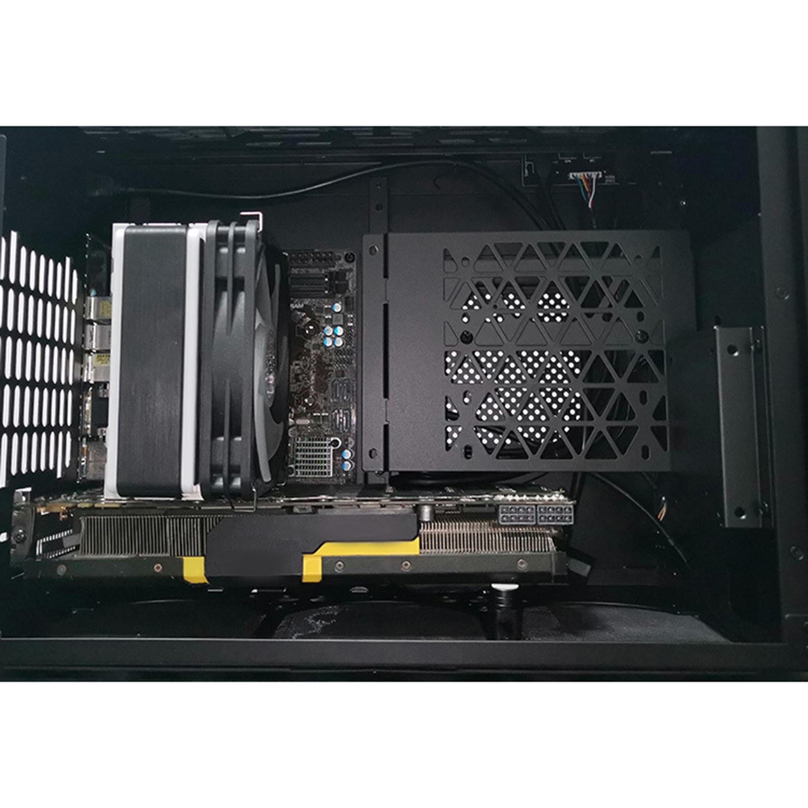 20 Mini Bracket Graphics Card Support Adjustable Height for M-  black