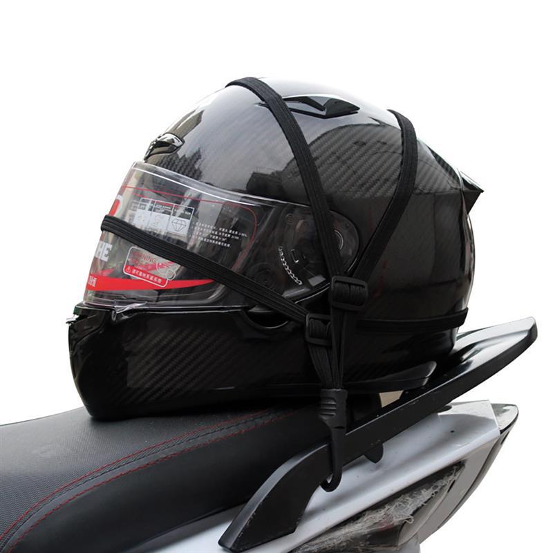 Dây đeo hành lý dành cho xe máy phổ thông Phụ kiện mũ bảo hiểm xe máy Cố định Khóa đàn hồi Dây nặng có thể thu vào 60cm