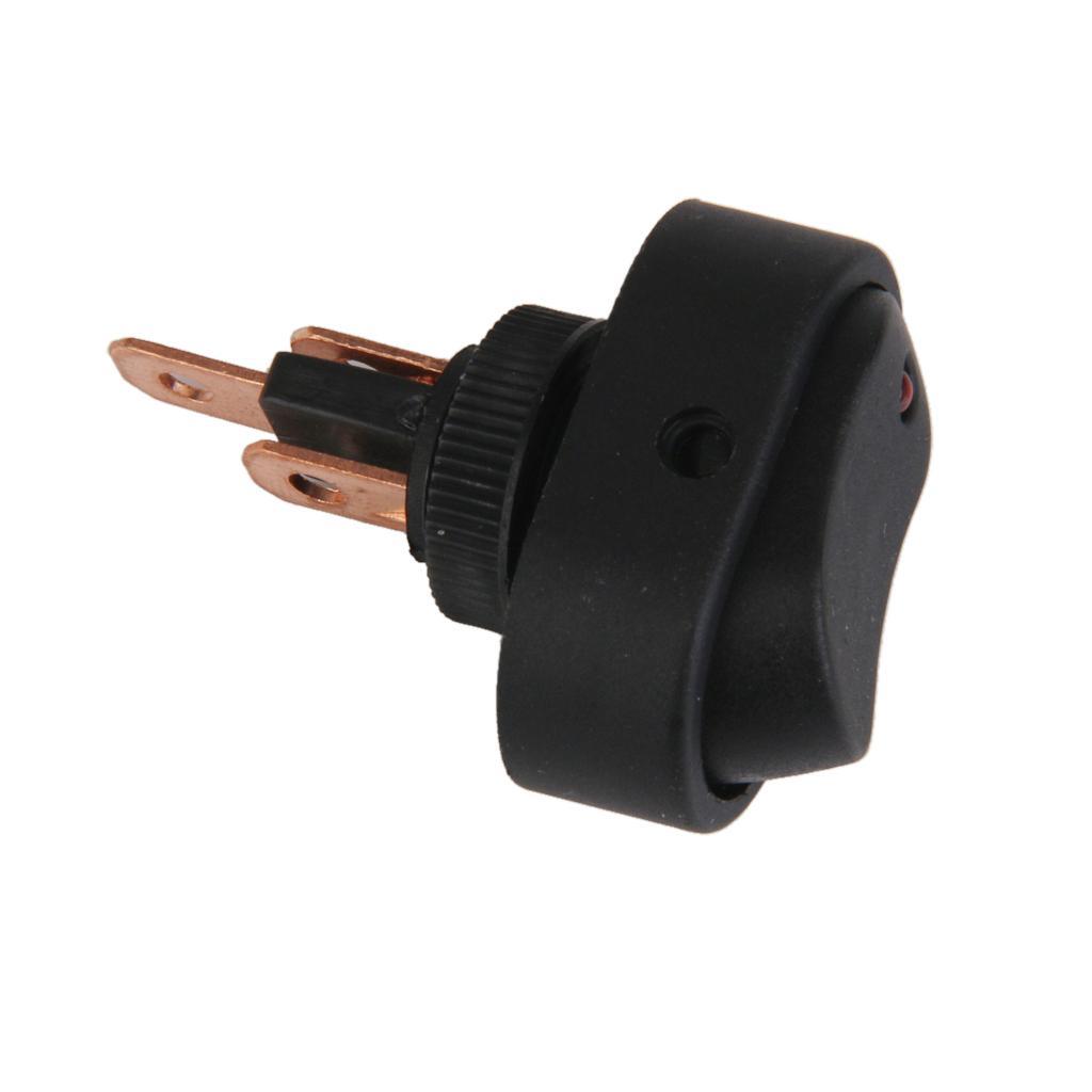 2 Pieces Red And  LED 12V Car/ Rocker   Switch 20A