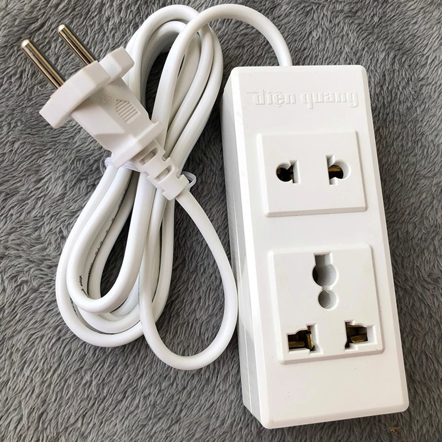 Ổ cắm Điện Quang ĐQ 001A-02
