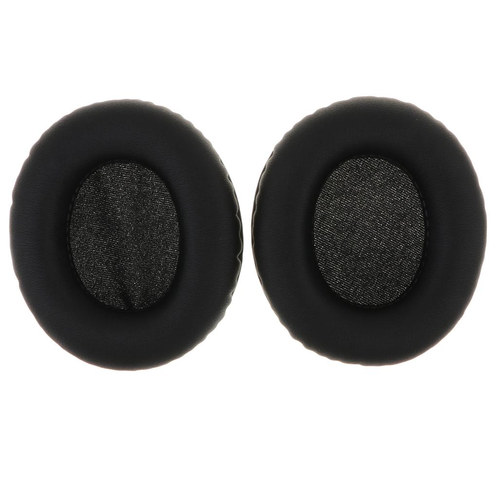 2x Replacement Ear Pads Cushions for Sony MDR ZX750bn Headset Black