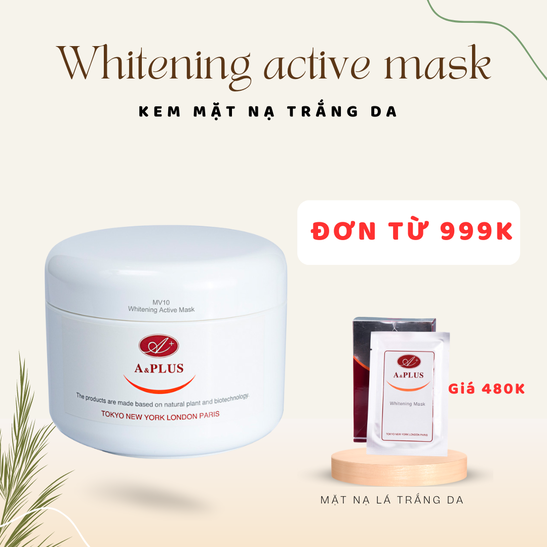 Kem Mặt Nạ Trắng Da A&amp;Plus MV010 (500ml)