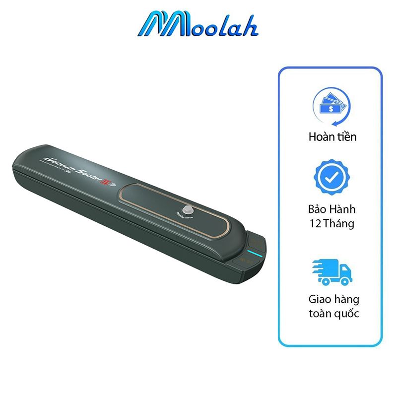 Máy Hút Chân Không Thực Phẩm Gia Đình Vacuum Sealer S Không Kén Túi Cao Cấp Máy Hàn Miệng Túi Mini Cầm Tay Lực Hút Không Khí Siêu Mạnh Giữ Môi Tường Chân Không Lý Tưởng Bảo Quản Thức Ăn Tặng 10 Túi Hút Chân Không - ML043