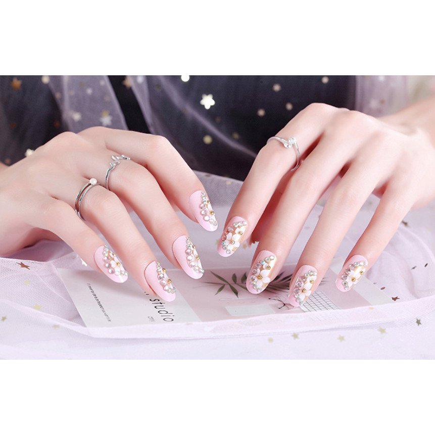 Bộ 24 móng tay giả nail thơi trang như hình