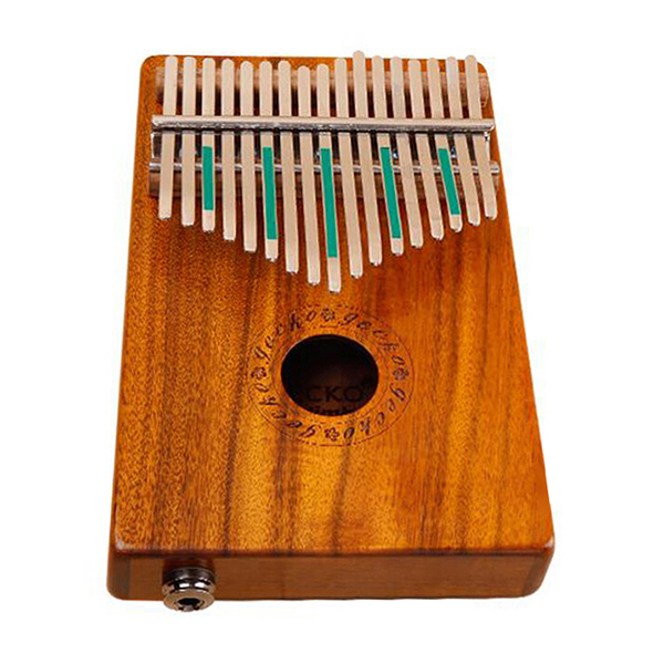 Đàn Kalimba 17 Phím Gỗ Mahogany Gecko K17MEQ (Có EQ)