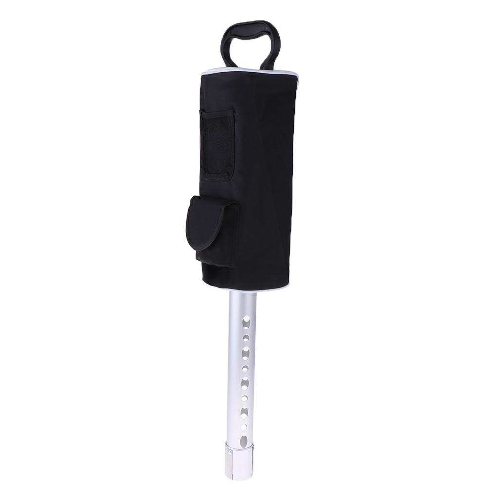 Portable Detachable Golf Ball Pick Up Shag Bag Retriever Collector with Pocket & Tee Holder