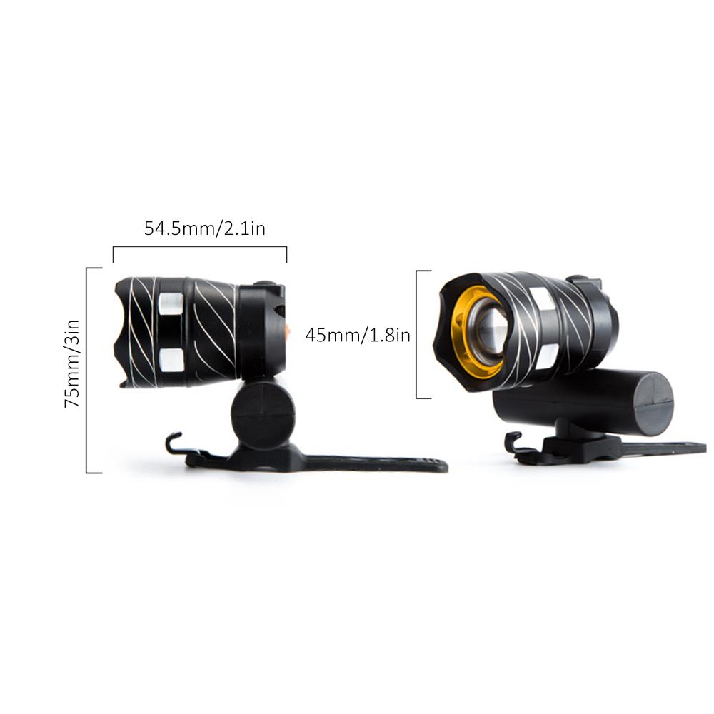 Đèn chiếu sáng đèn cảnh báo phía trước cho xe đạp sạc USB chống nước