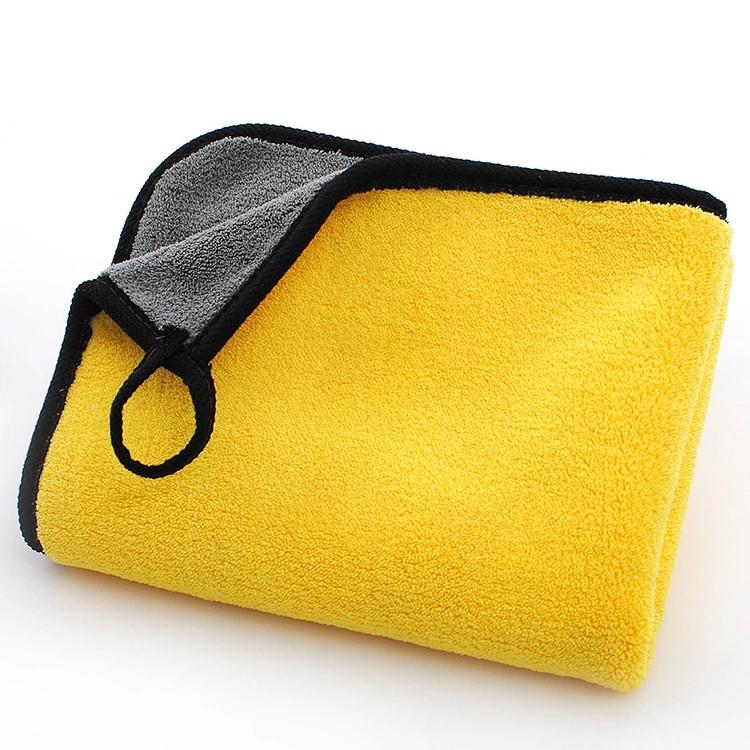 Khăn lau đa năng Microfiber 30x40cm - 2 Mặt HÀNG LOẠI 1 siêu dày dặn thấm hút không rụng lông - Chuyên dụng cho ô tô