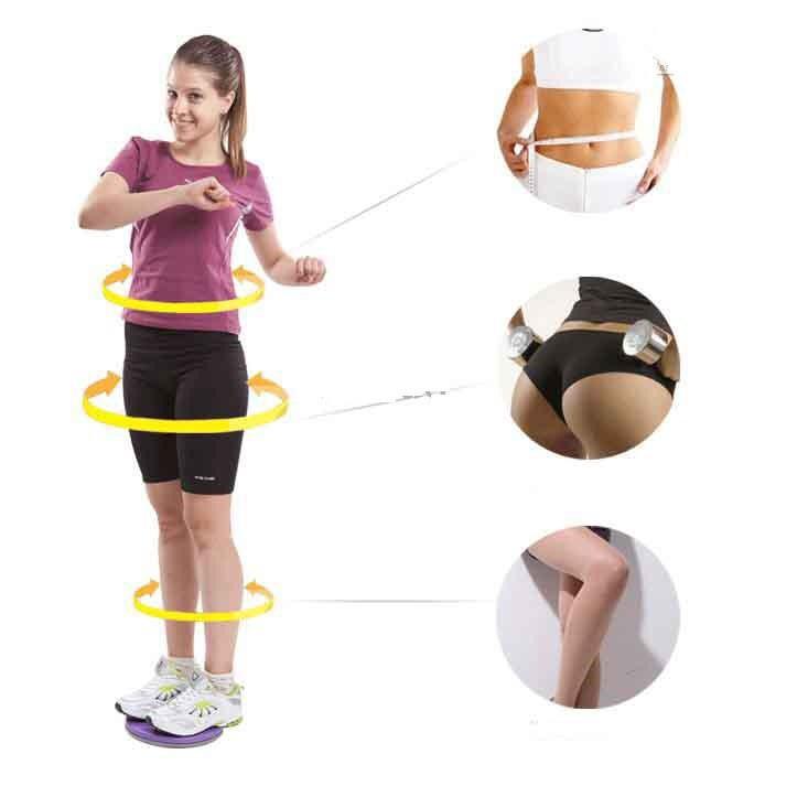 Đĩa Xoay Eo, Dụng Cụ Tập Eo Waist Twisting Disc Tại Nhà Giảm Mỡ Bụng, Thon Eo Hiểu Quả