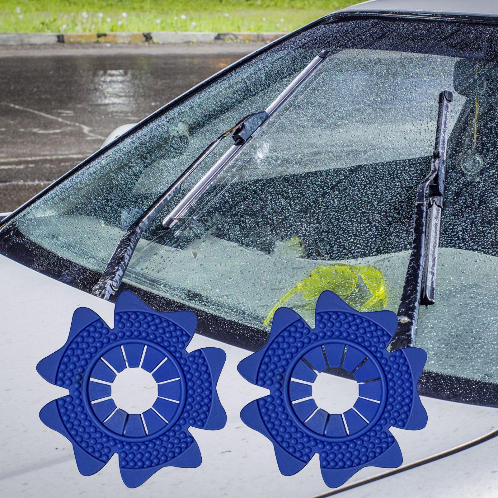 Car Windshield Wiper Arm Hole Protection Cover Blue Large
