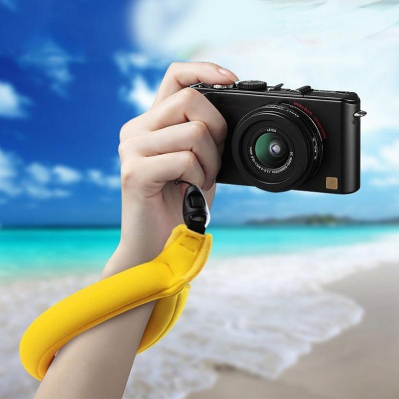 Dây đeo cổ tay xốp màu vàng di động cho Gopro Hero 4 5 6 7 8 9 10 Xiao mi Yi Sjcam Sj4000 Sj5000 Sj7000 Camera hành động