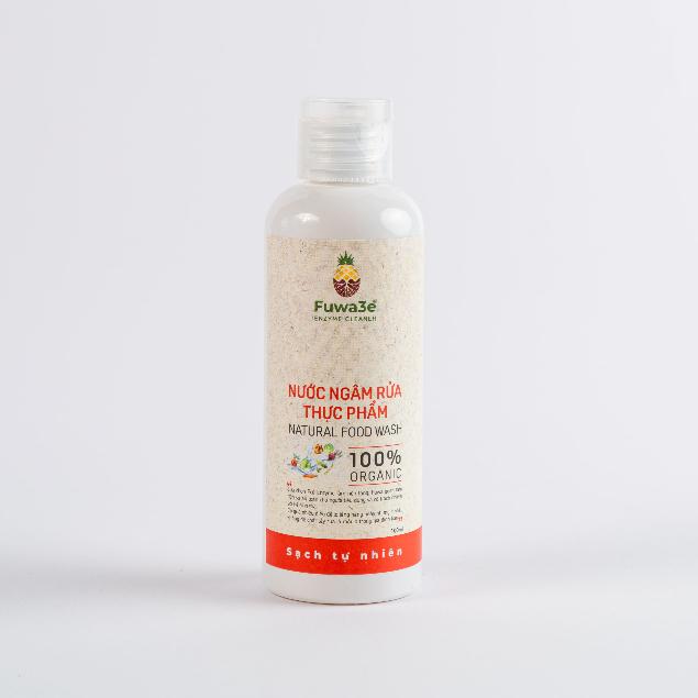 Nước ngâm rửa thực phẩm Fuwa3e mini 100ml - dung dịch Enzyme giúp khử mùi tanh cá, khử độc hoa quả