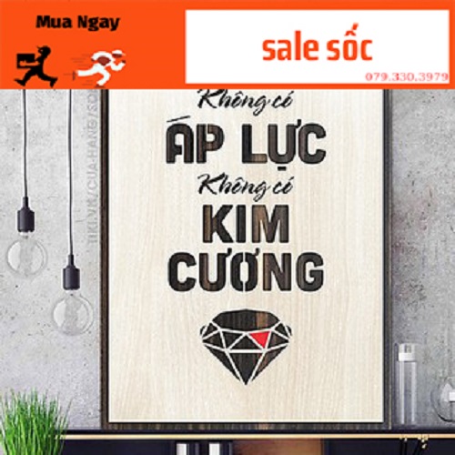 Tranh Trang Trí , Tranh Treo Tường Không Có Áp Lực Không Có Kim Cương Tạo Động Lực Làm Việc