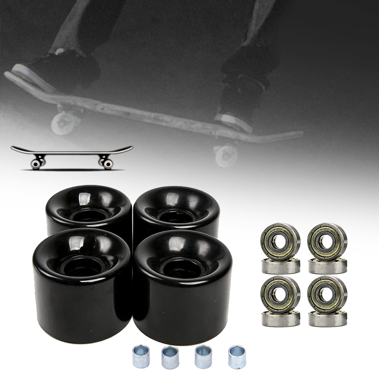 Skateboard Wheels with Bearings 60mm Wheels Set of 4